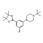 3-[4-(tert-Butyl)-1-piperazinyl]-5-fluorophenylboronic Acid Pinacol Ester