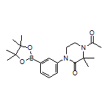 3-(4-Acetyl-3,3-dimethyl-2-oxo-1-piperazinyl)phenylboronic Acid Pinacol Ester