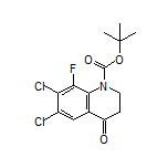 1-Boc-6,7-dichloro-8-fluoro-2,3-dihydroquinolin-4(1H)-one