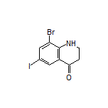 8-Bromo-6-iodo-2,3-dihydroquinolin-4(1H)-one