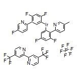 [4,4’-Bis(trifluoromethyl)-2,2’-bipyridine-κN1,κN1’]bis[3,5-difluoro-2-(5-fluoro-2-pyridyl-κN)phenyl-κC]Iridium Hexafluorophosphate