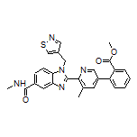 Methyl 2-[6-[1-(4-Isothiazolylmethyl)-5-(methylcarbamoyl)-2-benzimidazolyl]-5-methylpyridin-3-yl]benzoate