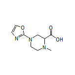 1-Methyl-4-(2-oxazolyl)piperazine-2-carboxylic Acid