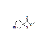 Methyl 3-(Methylthio)pyrrolidine-3-carboxylate