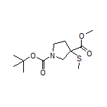 Methyl 1-Boc-3-(methylthio)pyrrolidine-3-carboxylate