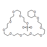 29-[(Tetrahydro-2H-pyran-2-yl)oxy]-3,6,9,12,15,18,21,24,27-nonaoxanonacosyl Methanesulfonate