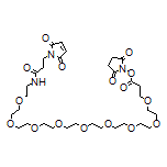 2,5-Dioxopyrrolidin-1-yl 1-(2,5-Dioxo-2,5-dihydro-1-pyrrolyl)-3-oxo-7,10,13,16,19,22,25,28,31-nonaoxa-4-azatetratriacontan-34-oate