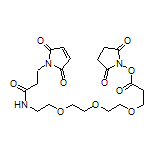 2,5-Dioxopyrrolidin-1-yl 1-(2,5-Dioxo-2,5-dihydro-1-pyrrolyl)-3-oxo-7,10,13-trioxa-4-azahexadecan-16-oate