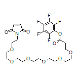 Perfluorophenyl 1-(2,5-Dioxo-2,5-dihydro-1-pyrrolyl)-3,6,9,12,15,18-hexaoxahenicosan-21-oate