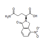 (S)-5-Amino-2-(4-nitro-1-oxoisoindolin-2-yl)-5-oxopentanoic Acid