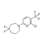 1-[6-Chloro-5-(trifluoromethyl)-2-pyridyl]-4,4-difluoroazepane