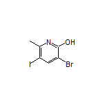 3-Bromo-5-iodo-6-methylpyridin-2-ol