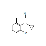 2-(2-Bromo-6-methylphenyl)-2-cyclopropylacetonitrile