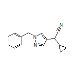 2-(1-Benzyl-4-pyrazolyl)-2-cyclopropylacetonitrile