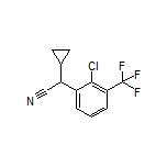 2-[2-Chloro-3-(trifluoromethyl)phenyl]-2-cyclopropylacetonitrile