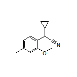 2-Cyclopropyl-2-(2-methoxy-4-methylphenyl)acetonitrile