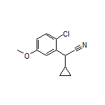 2-(2-Chloro-5-methoxyphenyl)-2-cyclopropylacetonitrile