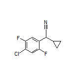 2-(4-Chloro-2,5-difluorophenyl)-2-cyclopropylacetonitrile