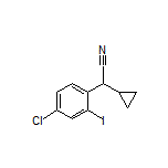 2-(4-Chloro-2-iodophenyl)-2-cyclopropylacetonitrile