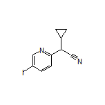 2-Cyclopropyl-2-(5-iodopyridin-2-yl)acetonitrile