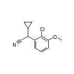 2-(2-Chloro-3-methoxyphenyl)-2-cyclopropylacetonitrile