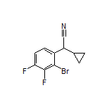 2-(2-Bromo-3,4-difluorophenyl)-2-cyclopropylacetonitrile