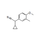 2-Cyclopropyl-2-(4-methoxy-3-methylphenyl)acetonitrile