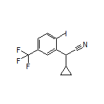 2-Cyclopropyl-2-[2-iodo-5-(trifluoromethyl)phenyl]acetonitrile