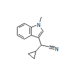 2-Cyclopropyl-2-(1-methyl-3-indolyl)acetonitrile