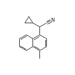 2-Cyclopropyl-2-(4-methylnaphthalen-1-yl)acetonitrile