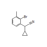 2-(2-Bromo-3-methylphenyl)-2-cyclopropylacetonitrile