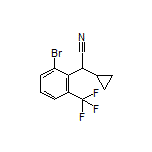 2-[2-Bromo-6-(trifluoromethyl)phenyl]-2-cyclopropylacetonitrile