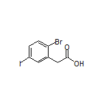 2-Bromo-5-iodophenylacetic Acid