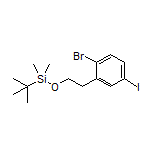 (2-Bromo-5-iodophenethoxy)(tert-butyl)dimethylsilane