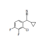 2-(2-Chloro-3,4-difluorophenyl)-2-cyclopropylacetonitrile