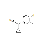 2-Cyclopropyl-2-(4-iodo-3,5-dimethylphenyl)acetonitrile