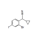 2-(2-Bromo-4-iodophenyl)-2-cyclopropylacetonitrile