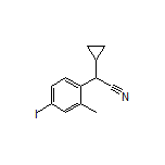 2-Cyclopropyl-2-(4-iodo-2-methylphenyl)acetonitrile