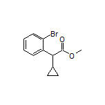 Methyl 2-(2-Bromophenyl)-2-cyclopropylacetate