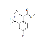 Methyl 2-Cyclopropyl-2-[4-fluoro-2-(trifluoromethyl)phenyl]acetate