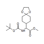 Methyl 2-(Boc-amino)-2-(1,4-dioxaspiro[4.5]decan-8-yl)acetate