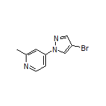 4-(4-Bromo-1-pyrazolyl)-2-methylpyridine