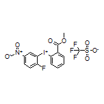 (2-Fluoro-5-nitrophenyl)[2-(methoxycarbonyl)phenyl]iodonium Trifluoromethanesulfonate