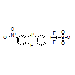 (2-Fluoro-5-nitrophenyl)(phenyl)iodonium Trifluoromethanesulfonate
