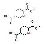 cis-6-(Methoxycarbonyl)piperidine-3-carboxylic Acid