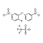 (2-Fluoro-5-nitrophenyl)(3-nitrophenyl)iodonium Trifluoromethanesulfonate