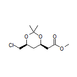 Methyl 2-[(4R,6S)-6-(Chloromethyl)-2,2-dimethyl-1,3-dioxan-4-yl]acetate