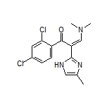 (Z)-1-(2,4-Dichlorophenyl)-3-(dimethylamino)-2-(4-methyl-1H-imidazol-2-yl)prop-2-en-1-one