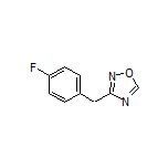 3-(4-Fluorobenzyl)-1,2,4-oxadiazole