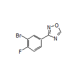 3-(3-Bromo-4-fluorophenyl)-1,2,4-oxadiazole